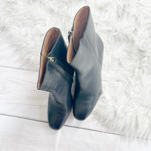 Reiss Sophia Leather Ankle Boots Size 9 - Picture 10 of 11